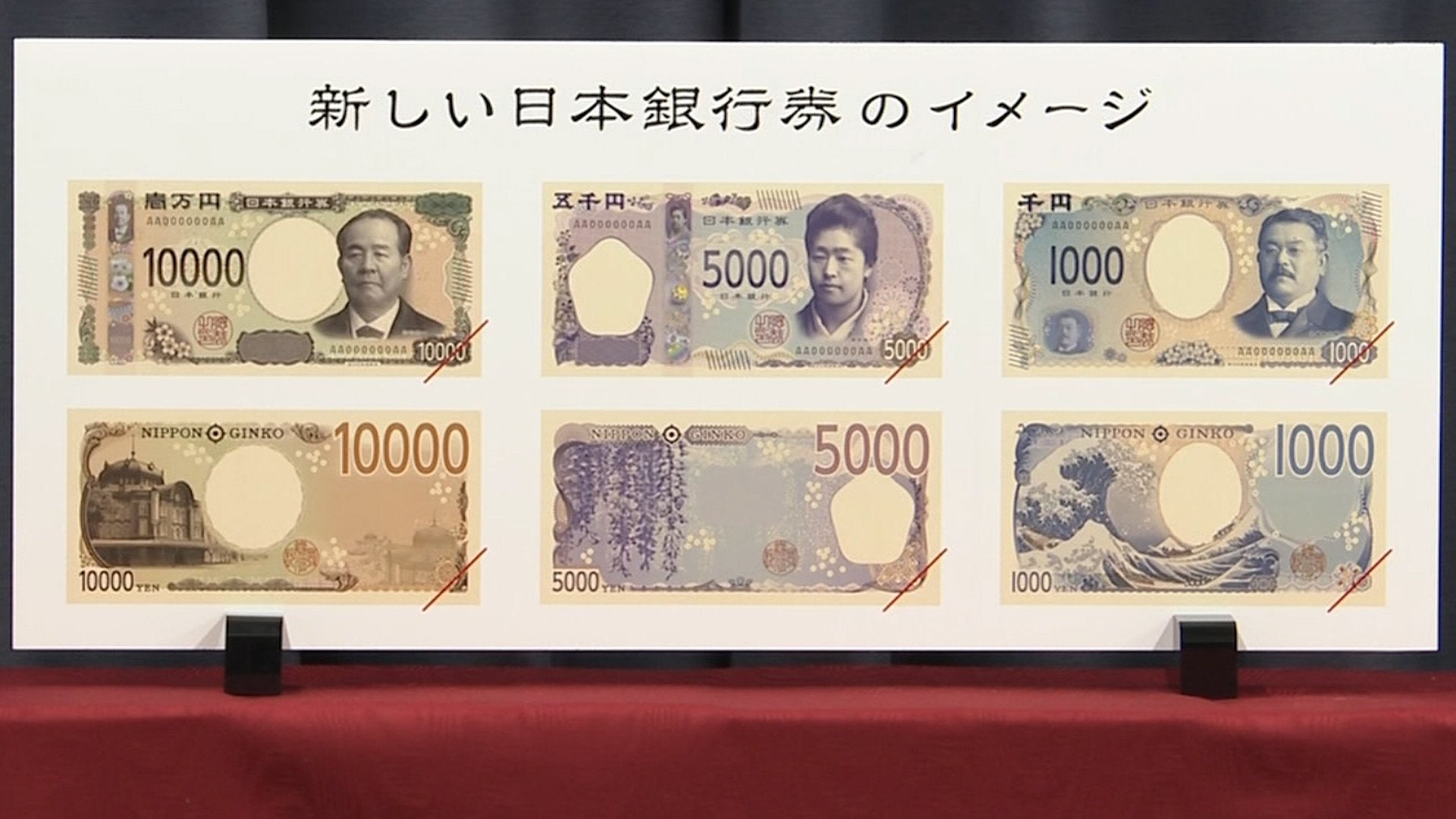 日本の紙幣がリニューアル