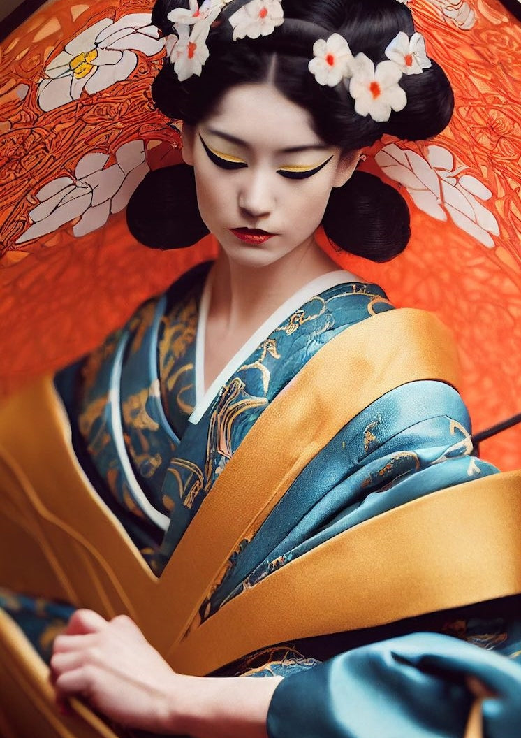 Reimaginando el kimono japonés con Arte generado por IA