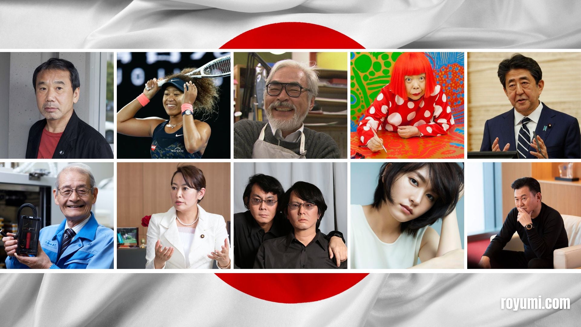 現代日本に影響を与える10人の日本人：彼らが日本社会と文化に与える影響を探る