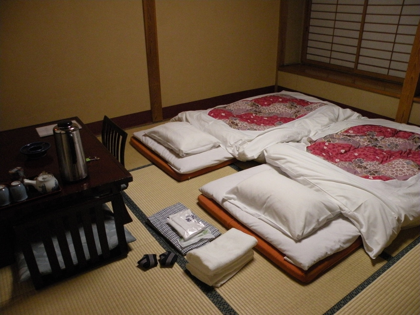 Why do Japanese people sleep on futons?