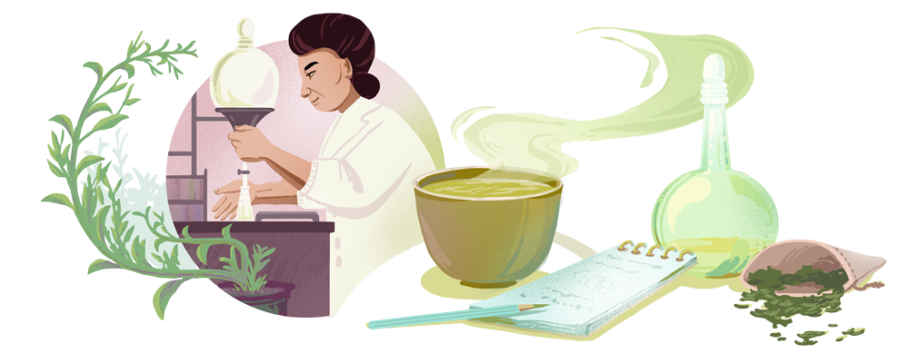 Google Doodle は、化学者であり緑茶研究者である辻村みちよを称えます