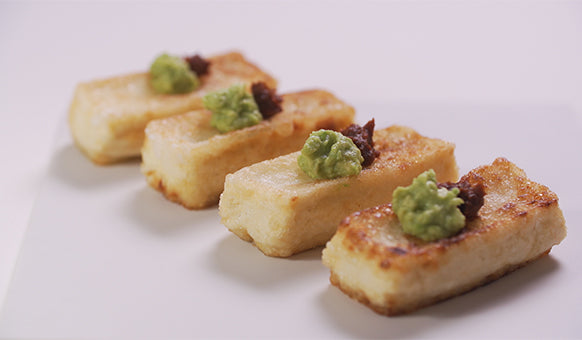 Filetes De Tofu En Salsa De Aguacate / Receta Japonesa