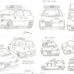 Murata Toshiharu Animation Works Reference For Drawing Automobiles / eBook - Image 3