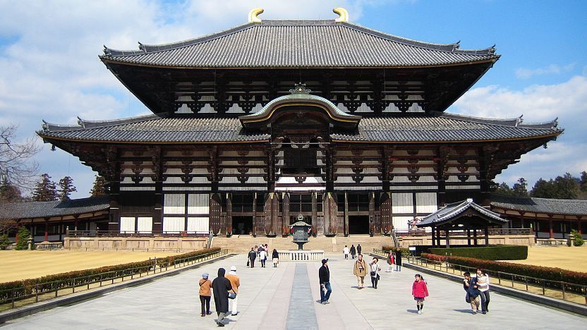 Buddha’s Nose at Todaiji Temple