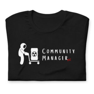 Community Manager (dark) / Unisex t-shirt - Image 2