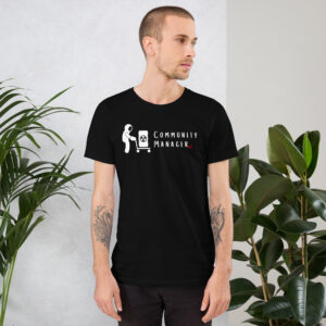 Community Manager (dark) / Unisex t-shirt - Image 3