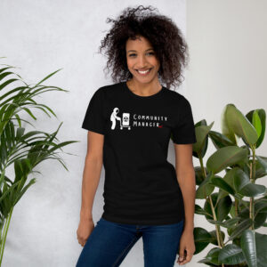 Community Manager (dark) / Unisex t-shirt - Image 4