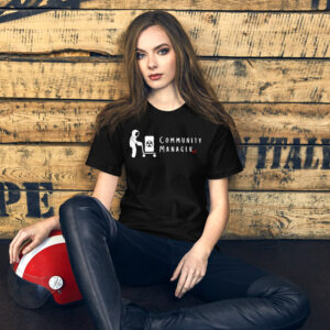 Community Manager (dark) / Unisex t-shirt - Image 5