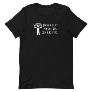 Diversity Makes Us Smarter (dark) / Unisex t-shirt