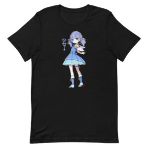Cute Young Anime Magical Girl Shoujo (black) / Unisex t-shirt