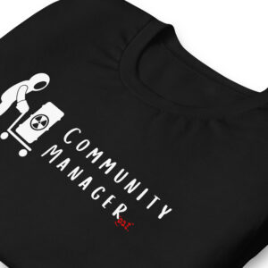 Community Manager (dark) / Unisex t-shirt - Image 7